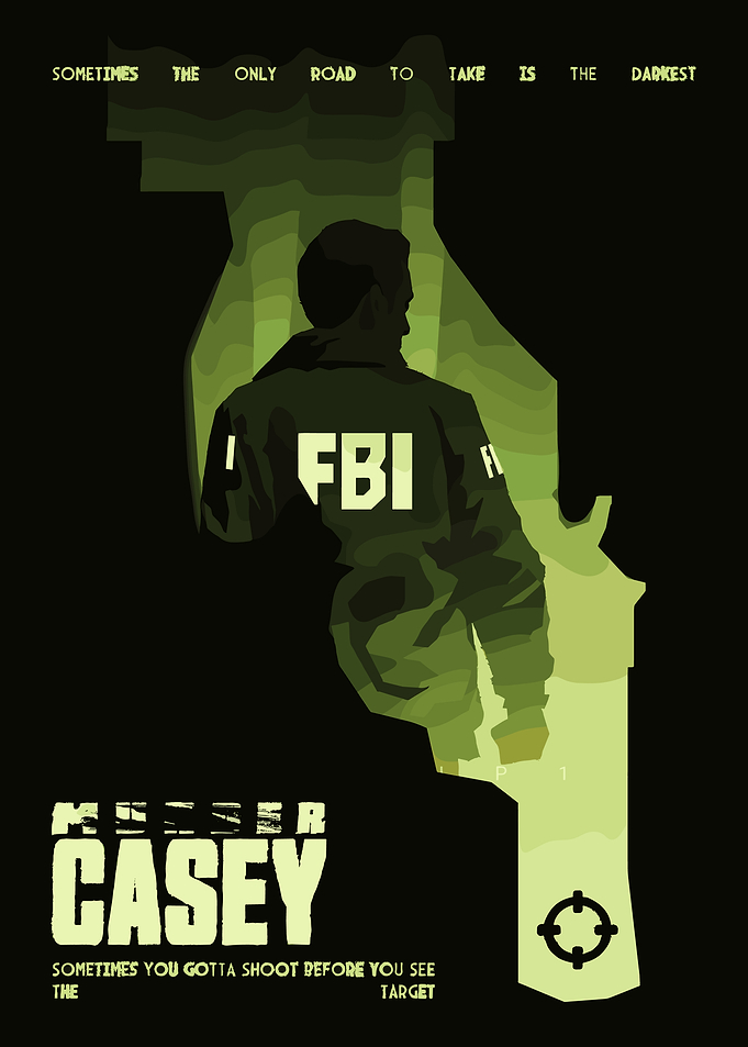 Murder Casey FBI Minimalist Poster