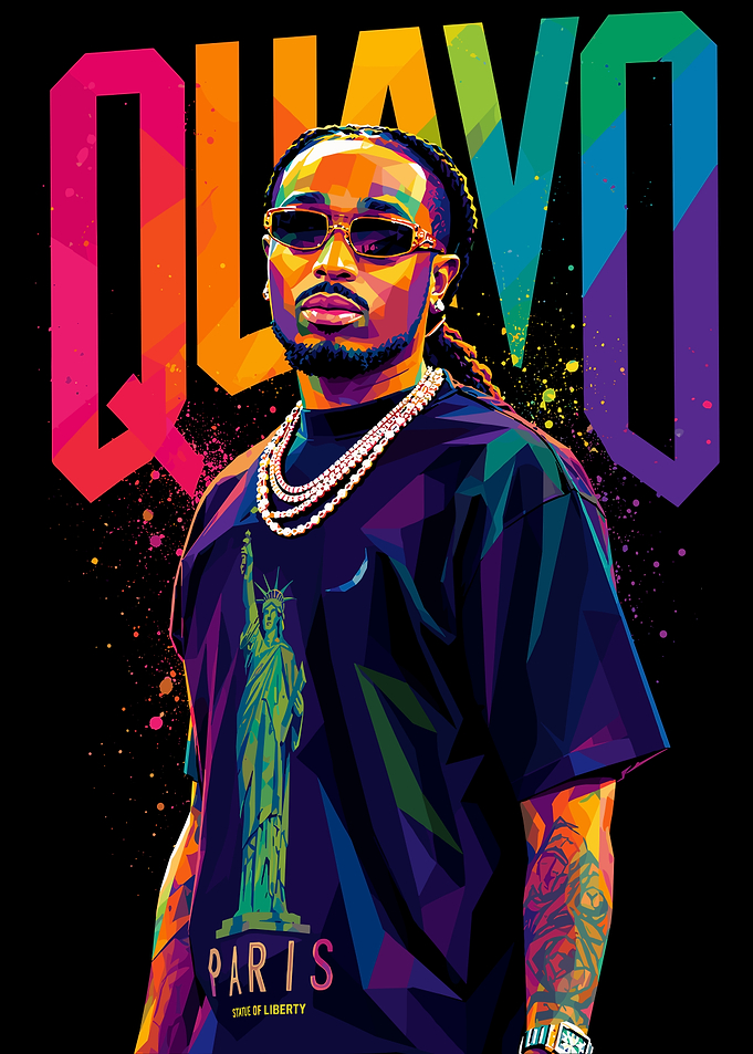 Quavo Pop Art Portrait