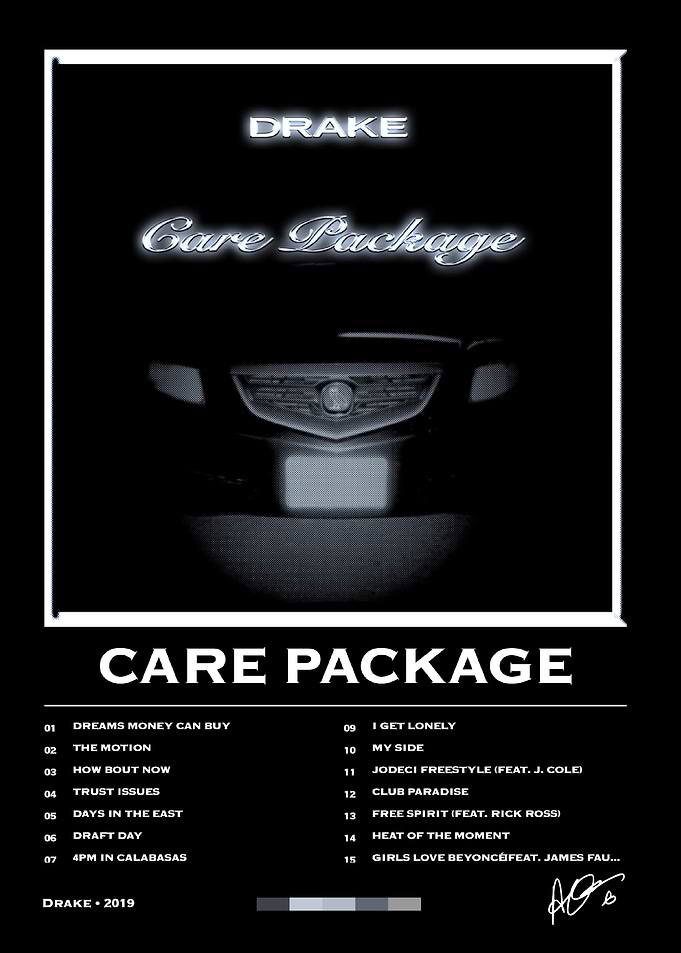Drake Care Package Album Poster