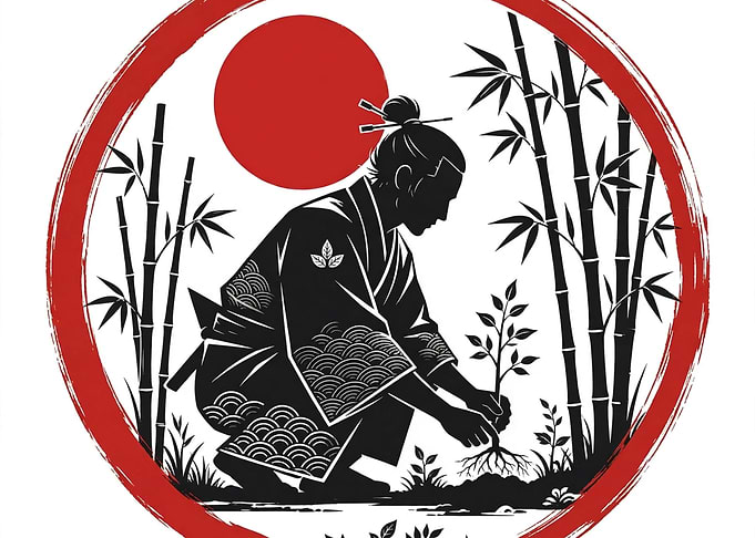 Samurai Planting a Tree Emblem