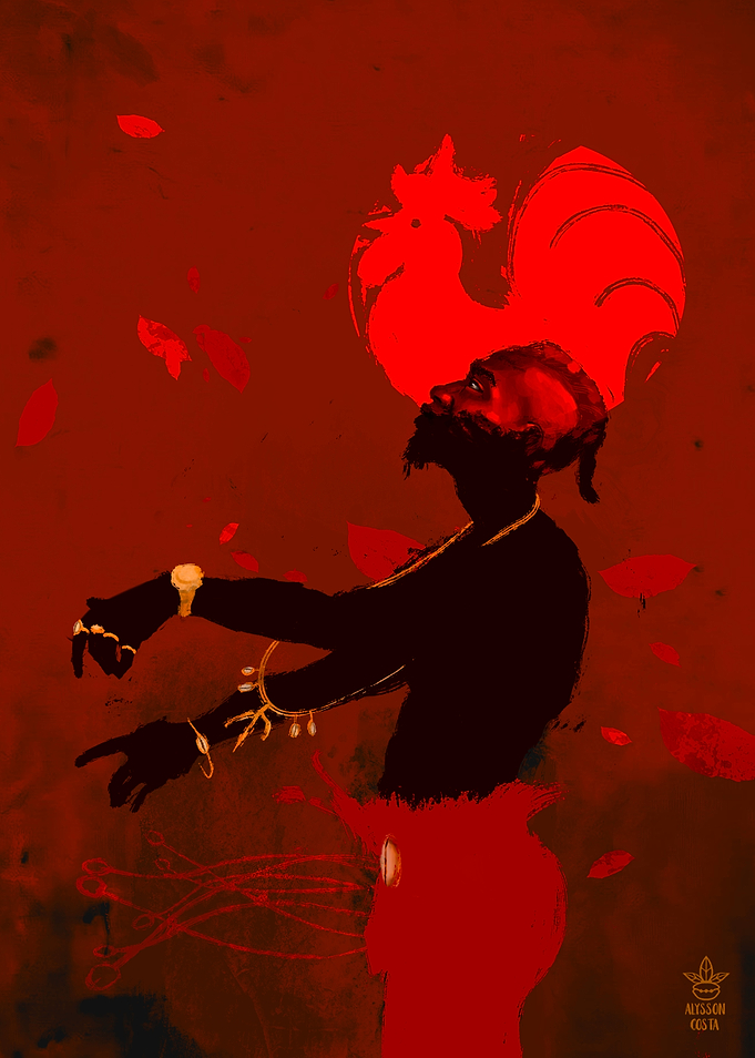 Exu Orixa Spiritual Art