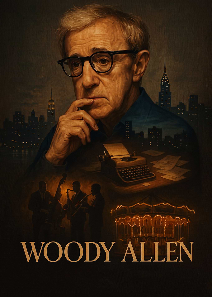 Woody Allen Cinematic Tribute Poster