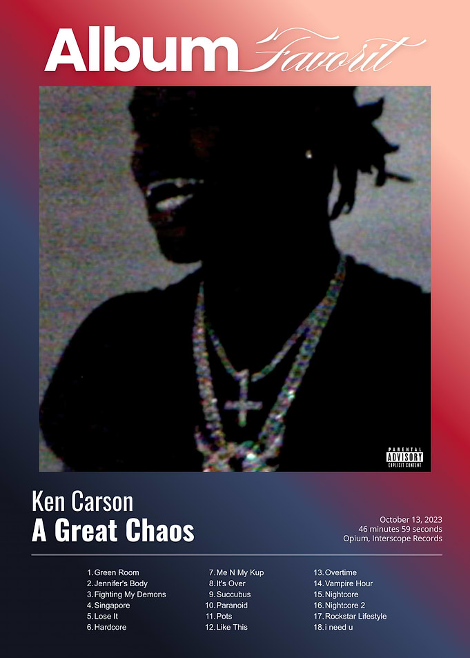 Ken Carson A Great Chaos Album Poster