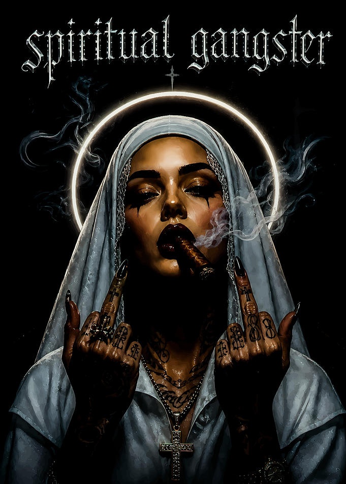 Spiritual Gangster Nun Portrait