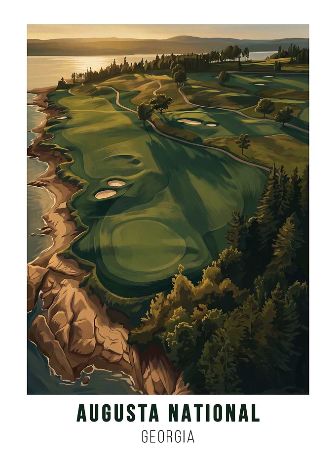 Augusta National Golf Course Poster
