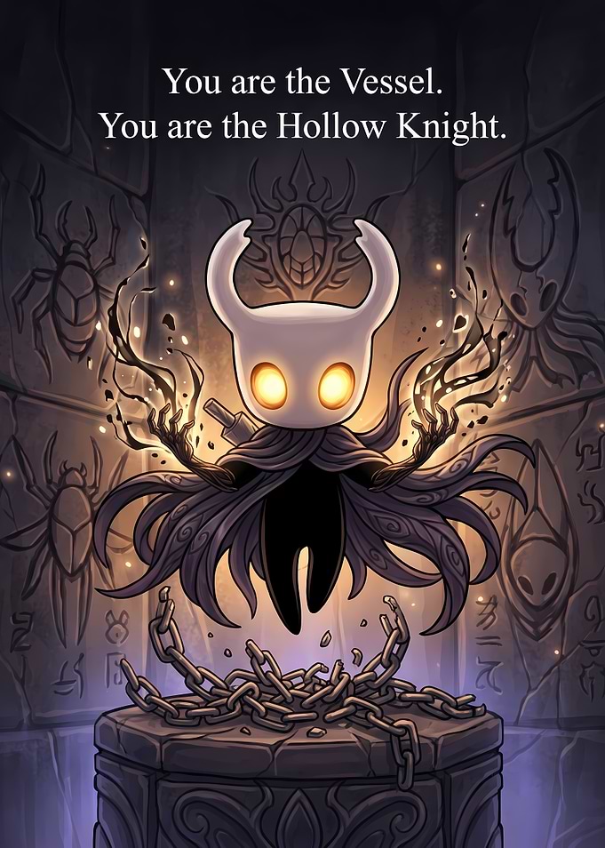 Hollow Knight Vessel Digital Art