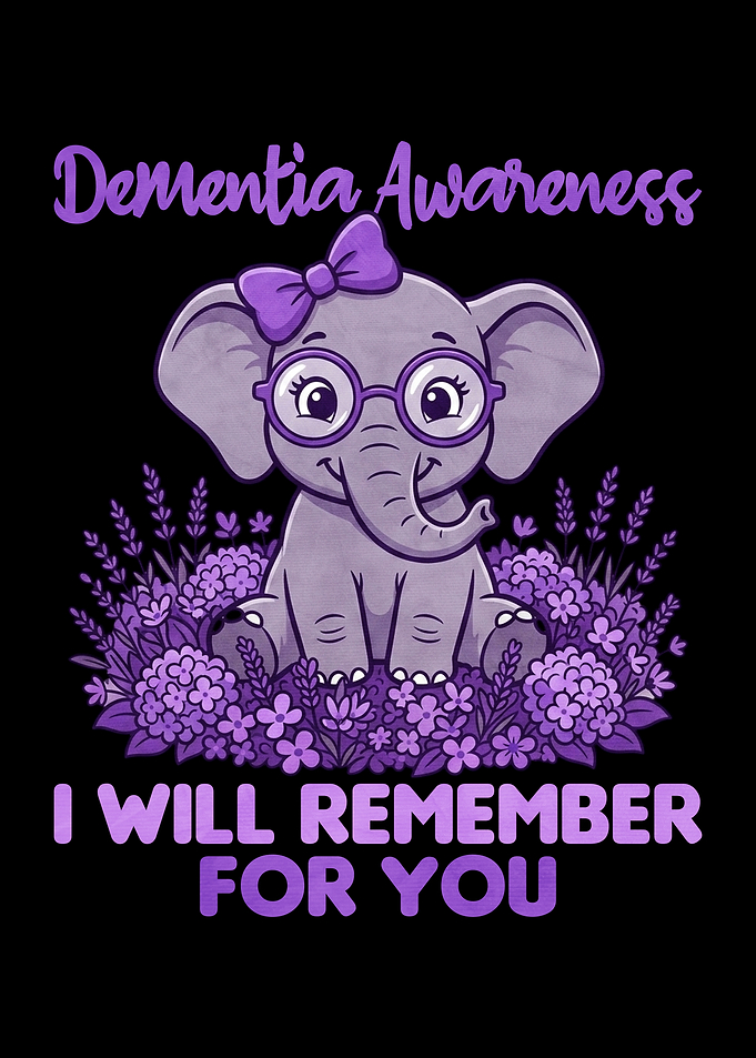Dementia Awareness Elephant Illustration