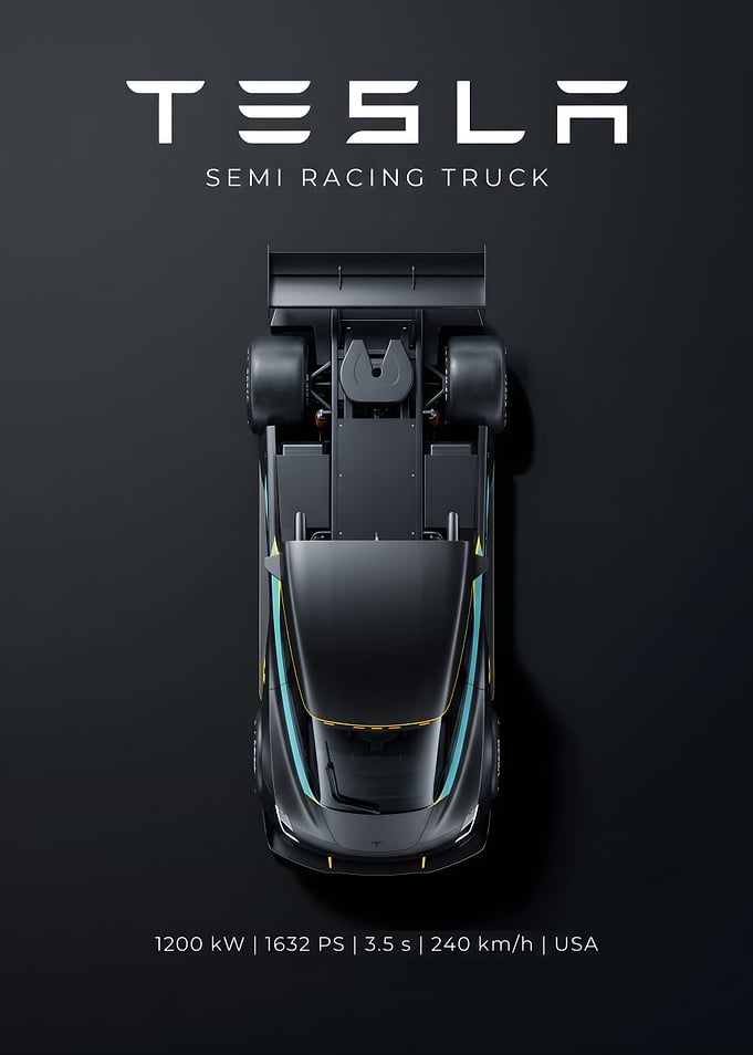 Tesla Semi Racing Truck Concept