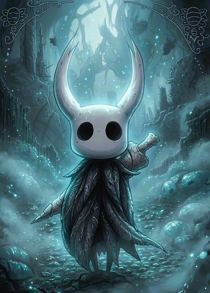The Knight from Hollow Knight