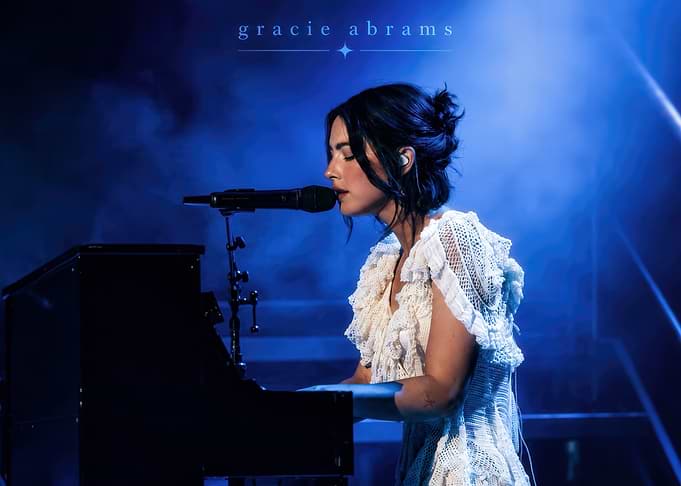 Gracie Abrams Performing at Piano