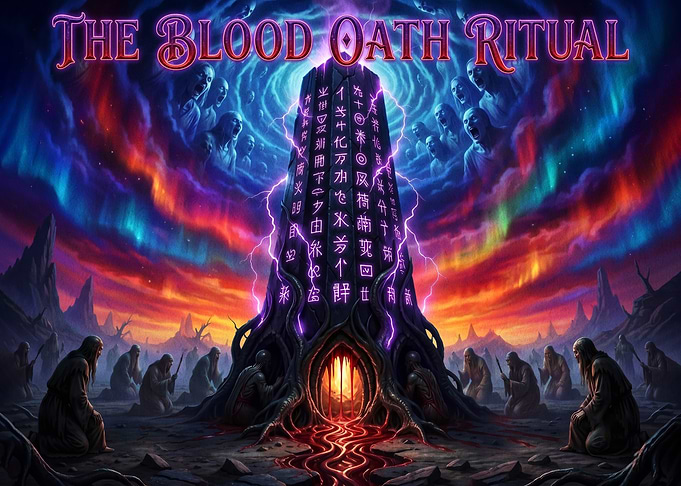 The Blood Oath Ritual Fantasy Art