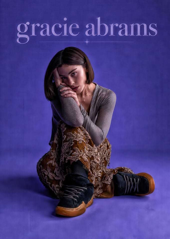 Gracie Abrams Portrait in Purple