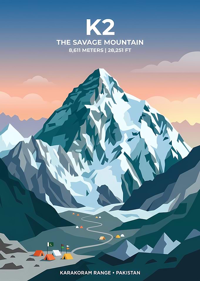 K2 The Savage Mountain Poster