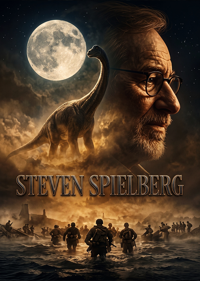 Steven Spielberg Cinematic Tribute Poster