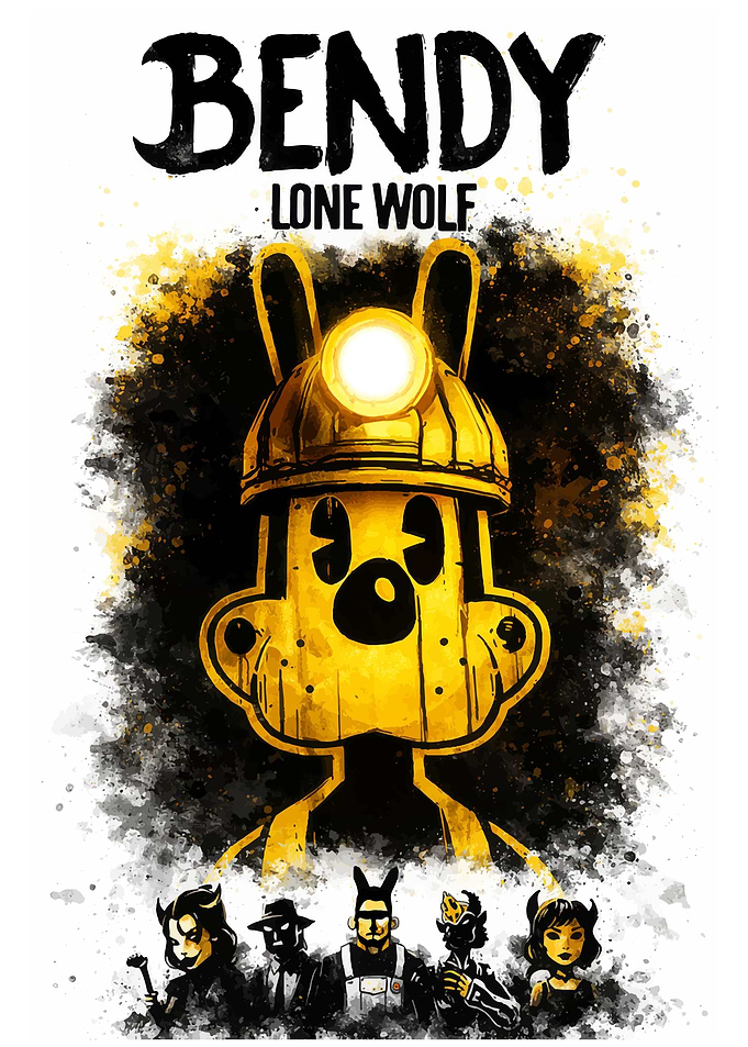 Bendy Lone Wolf Poster