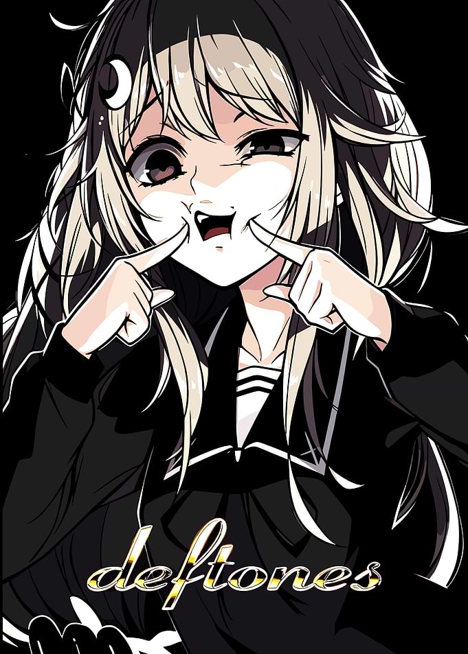 Anime Girl Deftones Fan Art