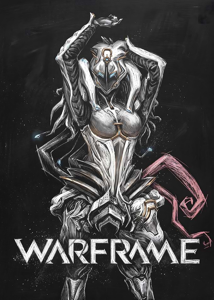 Warframe Saryn Prime Sketch Art