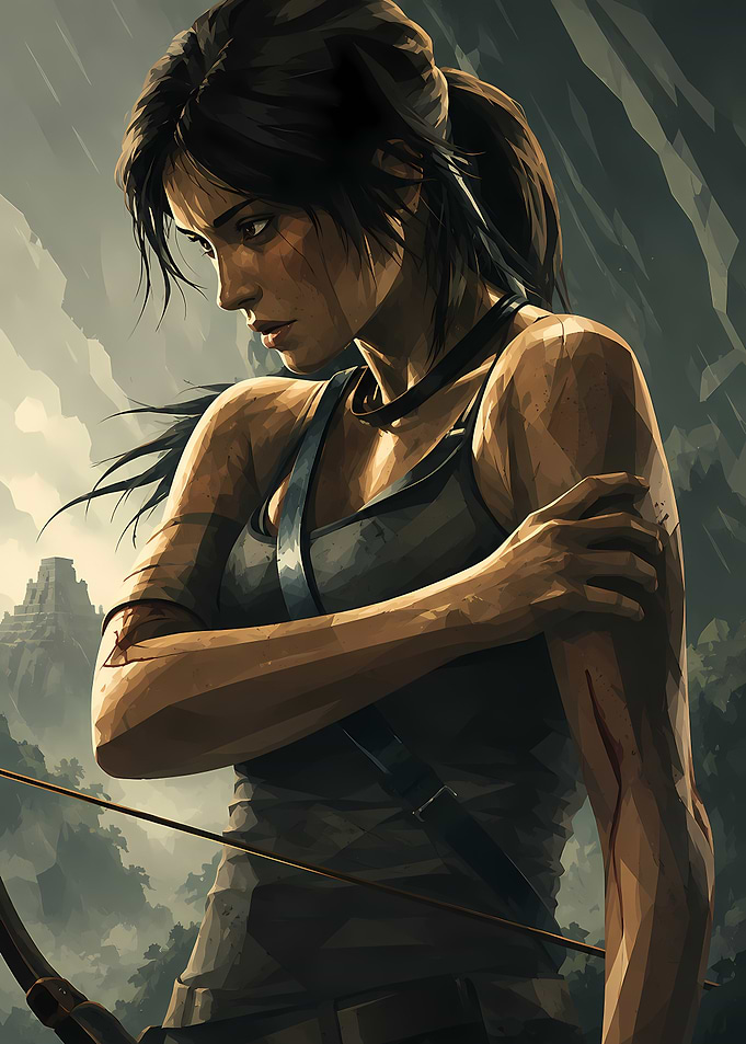 Lara Croft Survivor Portrait