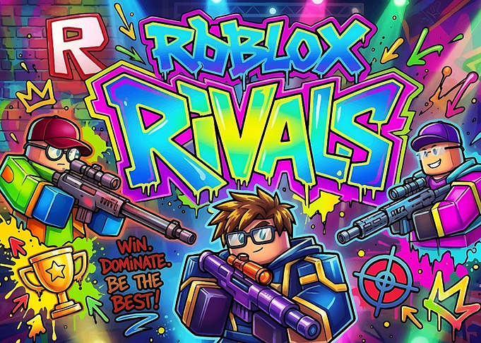 Roblox Rivals Graffiti Gaming Poster