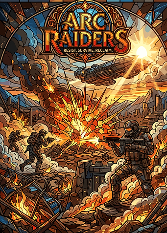 ARC Raiders Stained Glass Poster