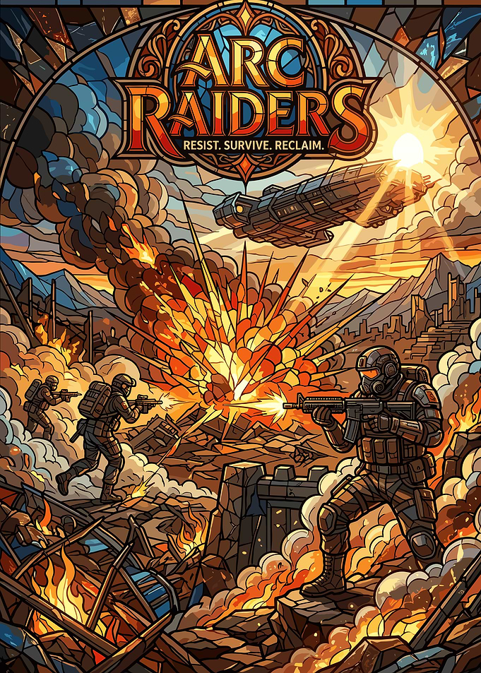 ARC Raiders Stained Glass Poster