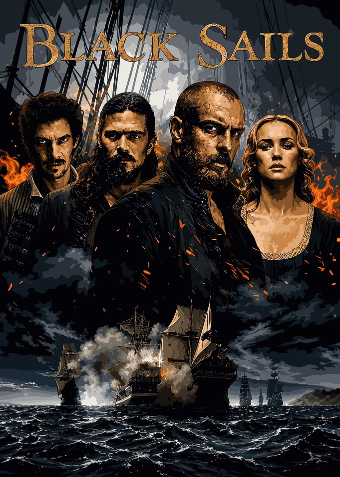 Black Sails TV Show Poster