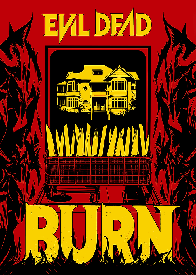 Evil Dead Burn Horror Poster
