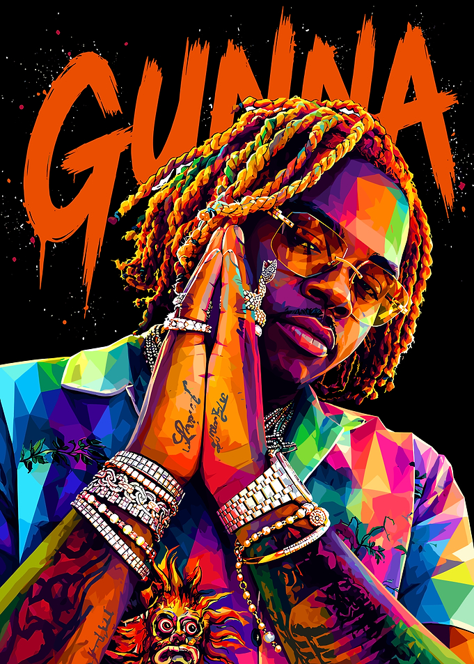 Gunna Pop Art Portrait