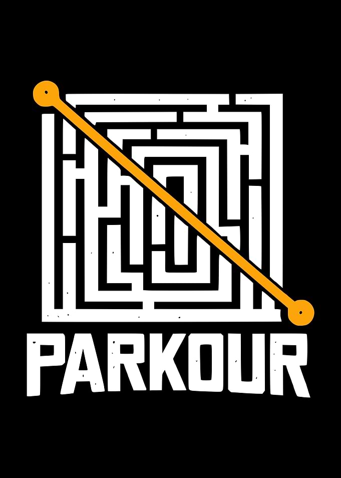 Parkour Maze Graphic Design