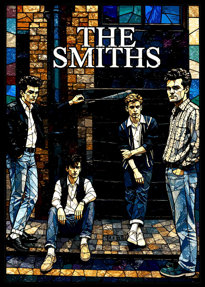The Smiths Stained Glass Poster