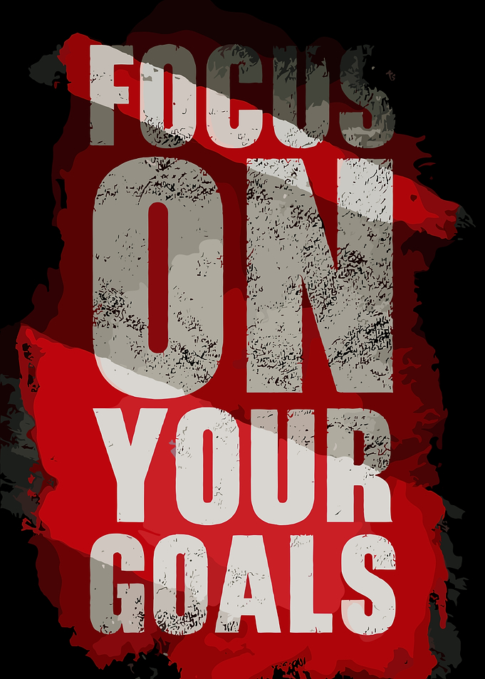 Focus On Your Goals Motivational Poster