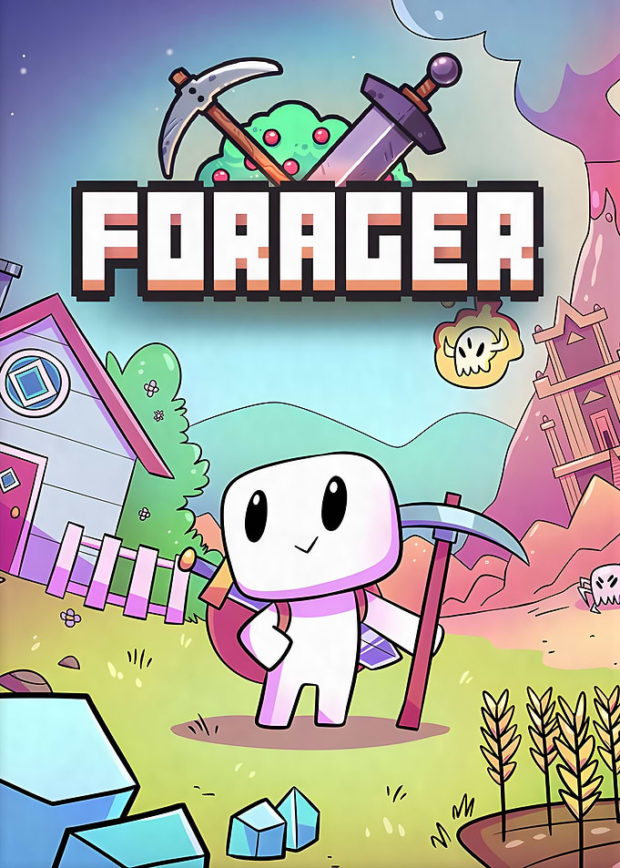 Forager Video Game Key Art