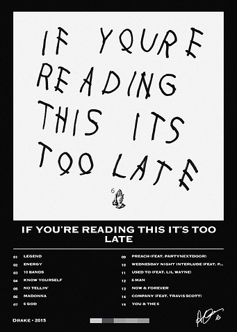 Drake If You're Reading This Album Poster