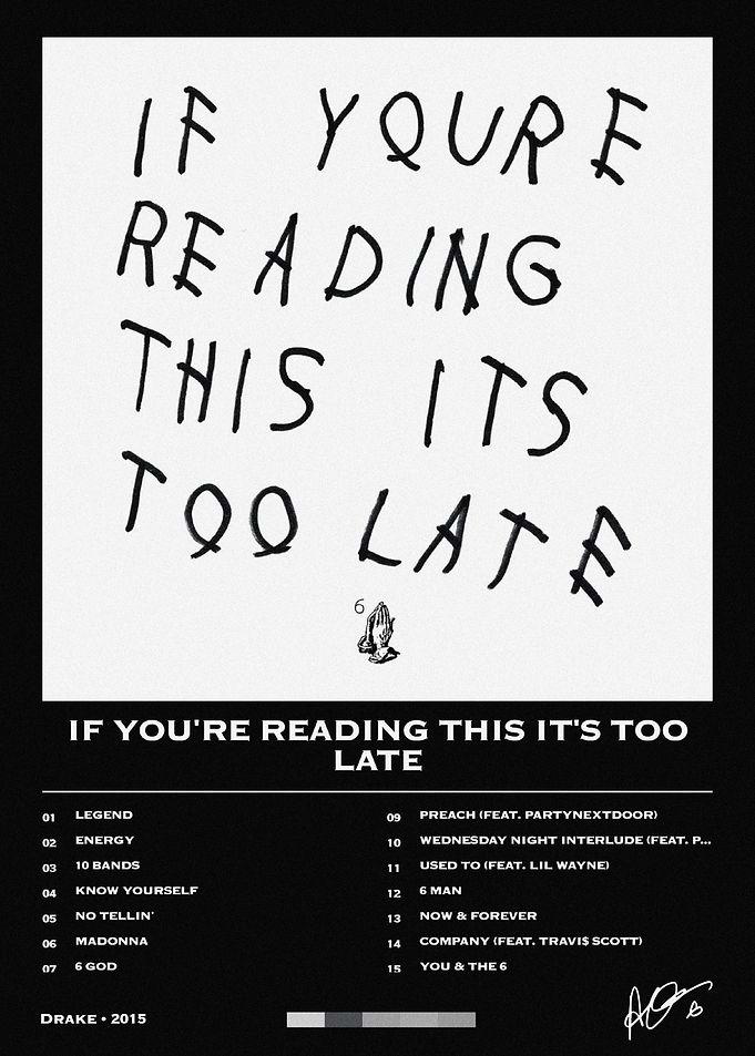 Drake If You're Reading This Album Poster
