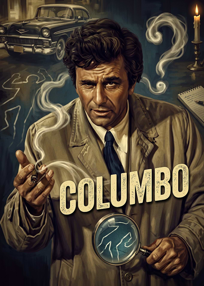 Columbo Detective Mystery Poster