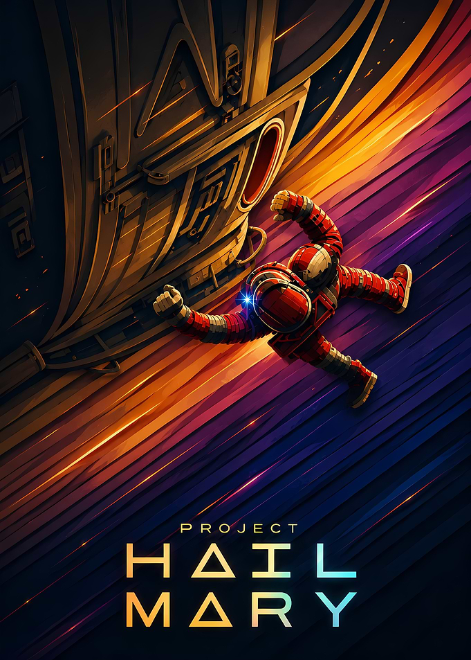 Project Hail Mary Astronaut Poster