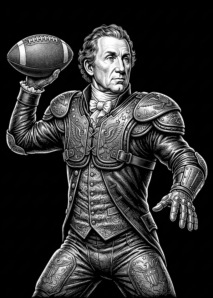 James Monroe as a Football Quarterback