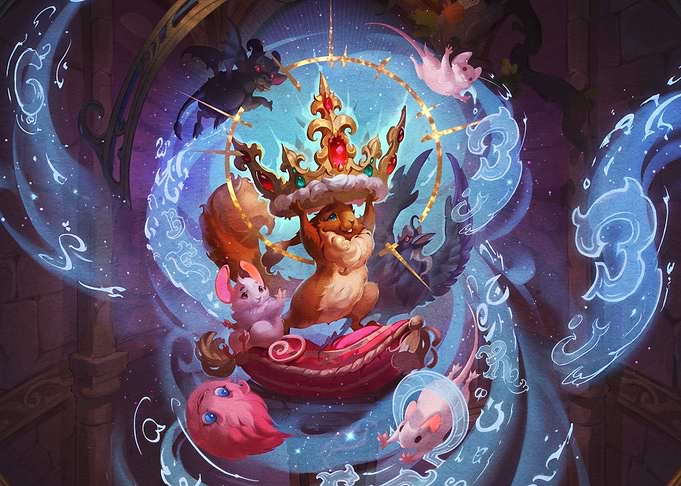 Squirrel King with Magical Crown