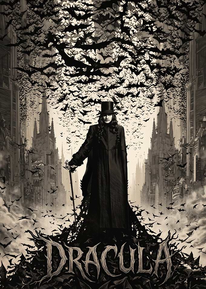 Dracula Gothic Horror Movie Poster