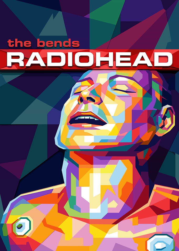 Radiohead The Bends Pop Art Poster