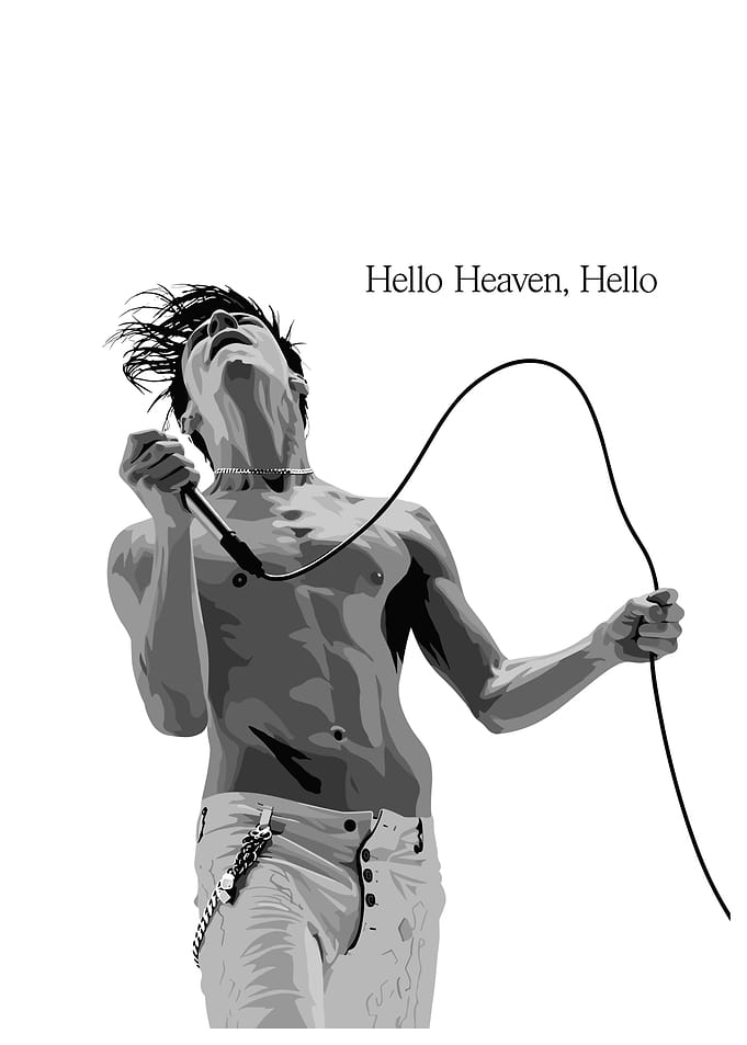Rock Singer Performance Poster