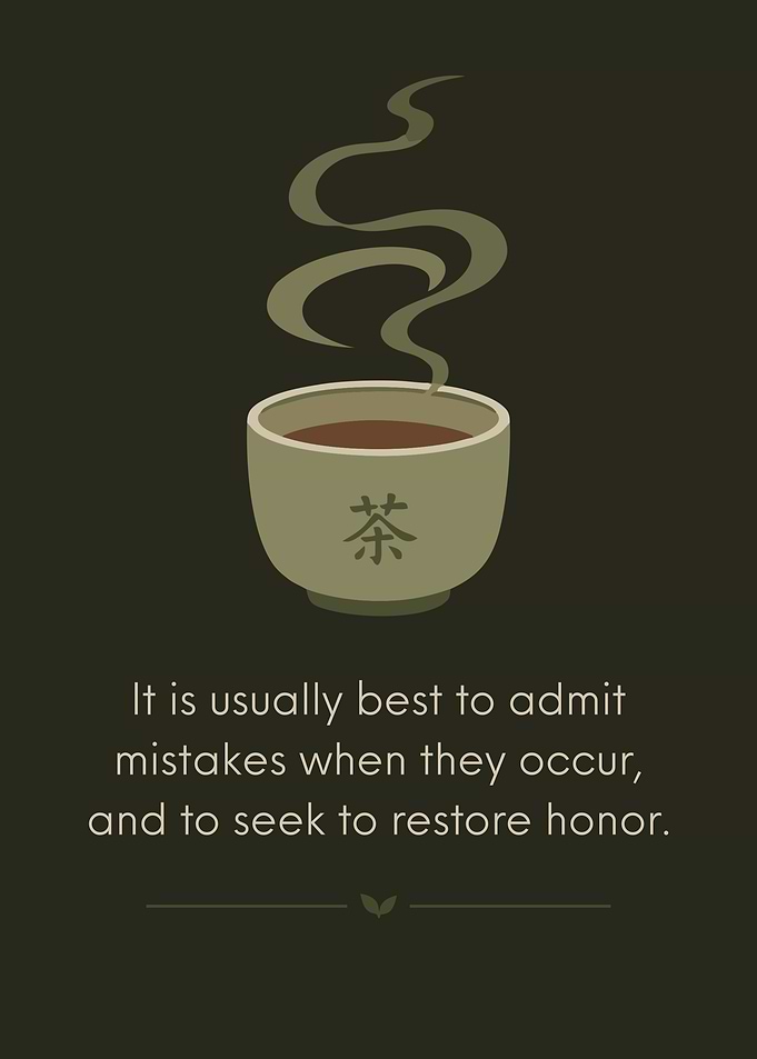Minimalist Tea Cup Quote Poster