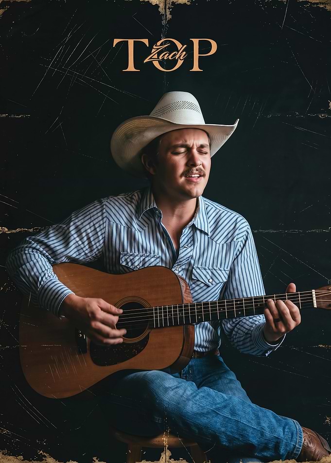 Zach Top Country Music Portrait
