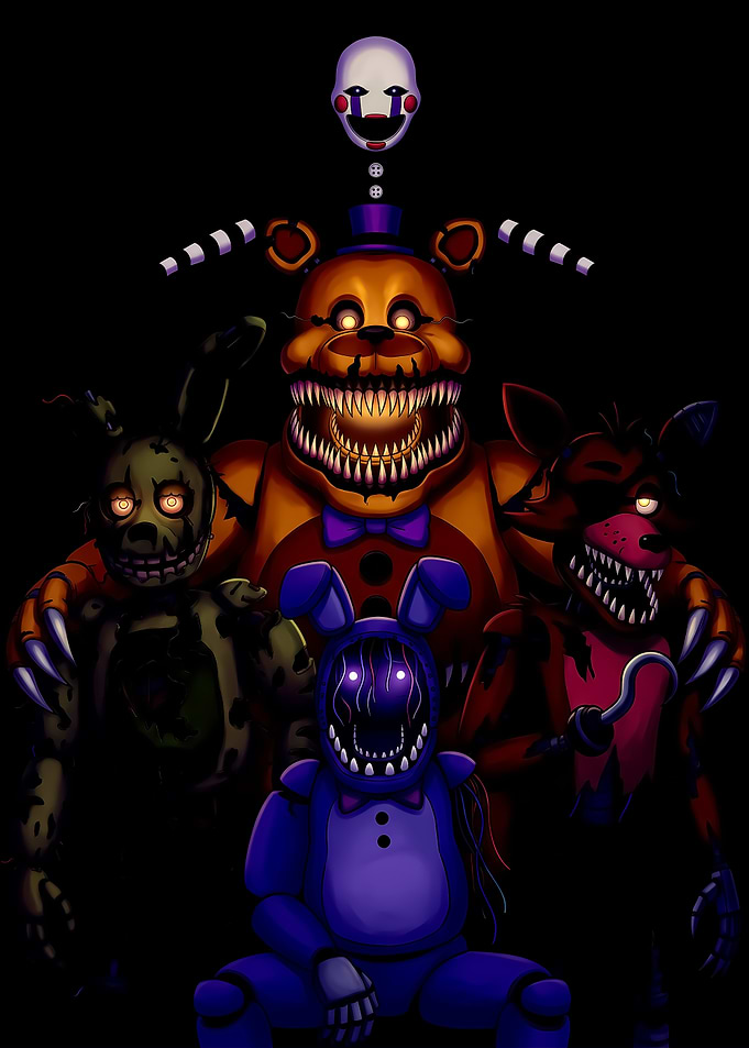 Five Nights at Freddy's Horror Characters