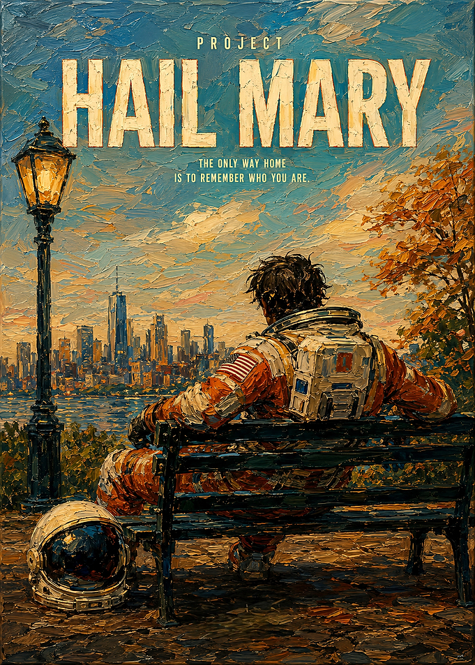Project Hail Mary Astronaut Art