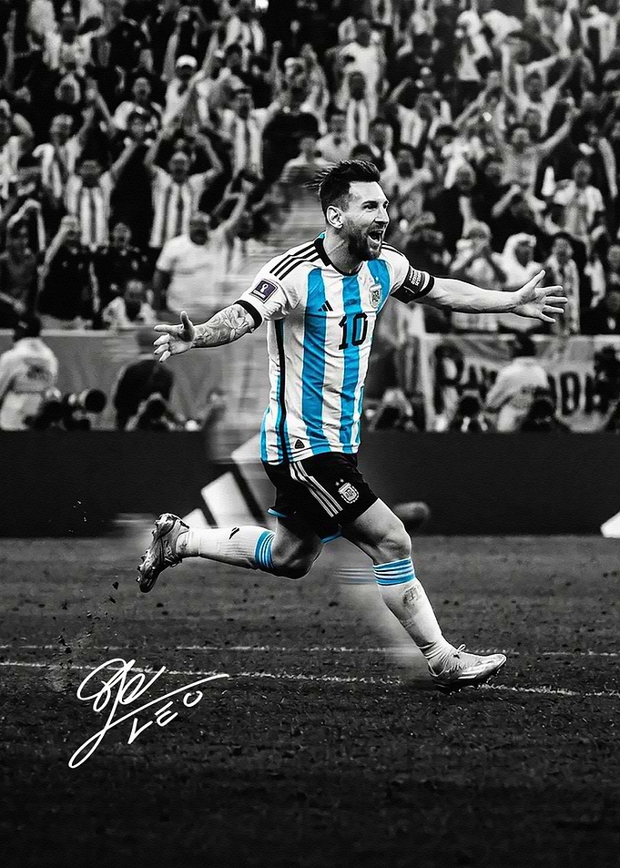 Lionel Messi Argentina Goal Celebration