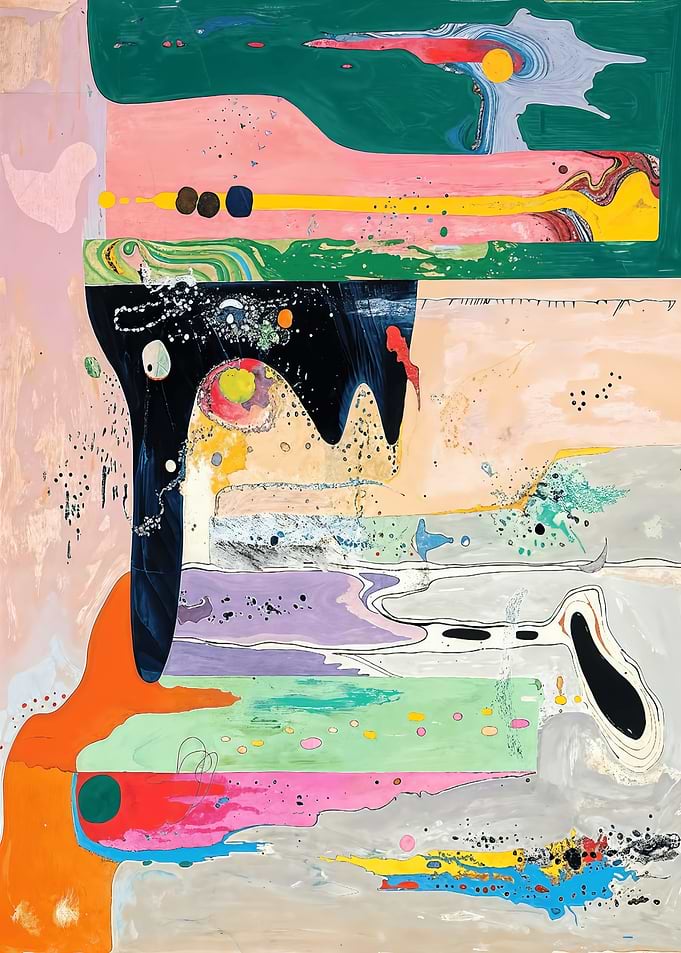 Vibrant Abstract Contemporary Painting
