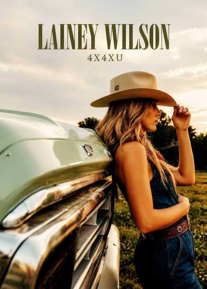Lainey Wilson 4x4U Country Music Poster