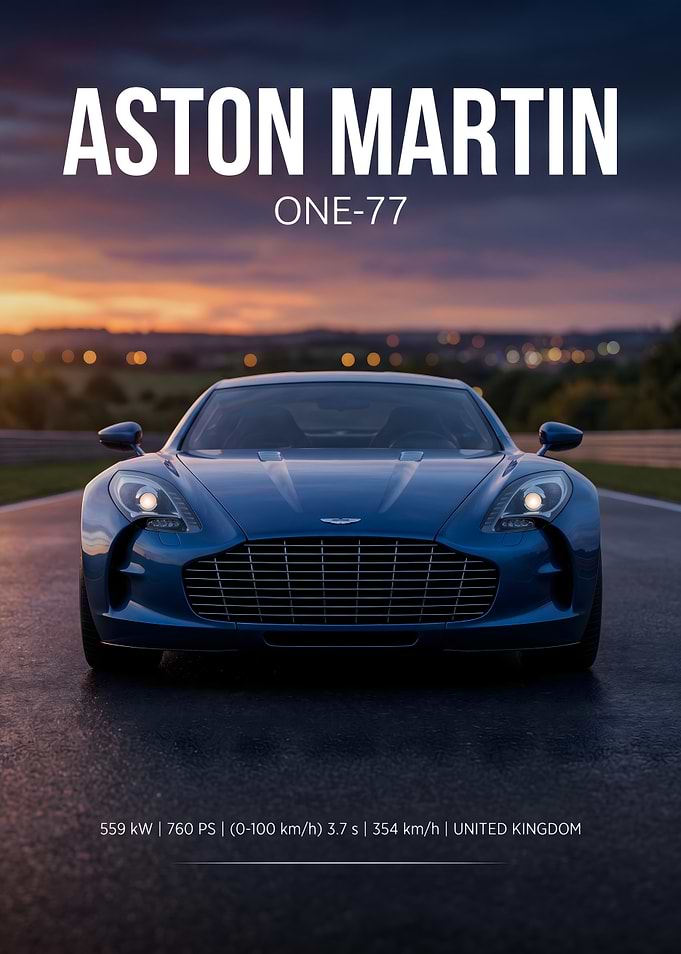Aston Martin One-77 Sports Car