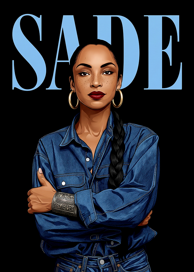 Sade Adu Singer Portrait